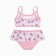 Separate swimsuit for a girl, pink color, height 116-122 cm