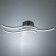 Causte "Waves" LED 18W 6000k Chrome 60x14x9 cm Bayerlux