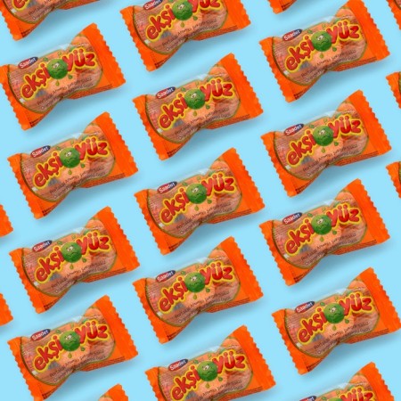 Chewing gum "Eksiyüz" with a taste of orange 3.5 g-1