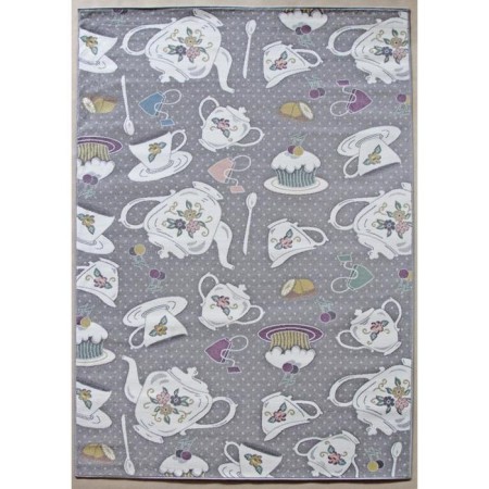Rectangular carpet Merinos Sofit, size 80x150 cm, color Light Gray