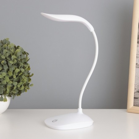 Table lamp "Lantern" 1W 14 Led usb white 13x10x42 cm Risalux