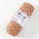 Knitting cord 100% polyester, width 3 mm 100m (caramel)