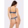 Women's bra -braid, size 70c, blue color