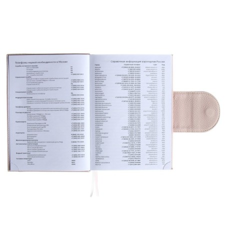 Leduced A5 diary A5, 160 sheets, Devente.contea, firm cover of artificial leather with foam rubber, pink-4