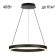 Suspended Citilux “duet” CL719401, 40x40x20 cm, 1x40W, LED, Black Color Black