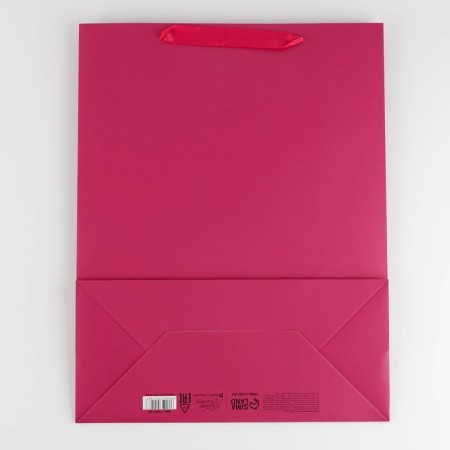 Gift package laminated, packaging, “fuchsia”, l 31 x 40 x 11.5 cm-3