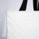 Zipper bag with lightning, milk color