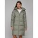 Coat insulated winter female, size 42, green color