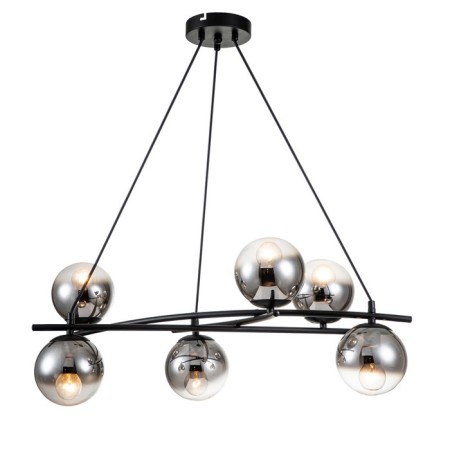 Suspension lamp 6x40W E14, size 68x33x104 cm