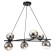 Suspension lamp 6x40W E14, size 68x33x104 cm