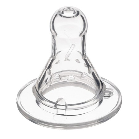 A nipple for a bottle, +3 months, medium stream, classic throat 35mm.-2