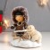 Suvenir Polystone Light "Baby and White Bear - Gathering by the fire" 12.5x8x13.5 cm