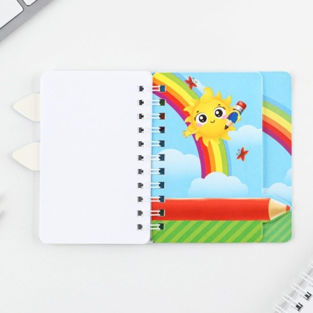 Notepad Notepad with dividers on the rowing "Owl" A7 format, 40 sheets-4