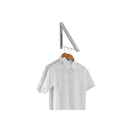 Compact shoulder bar, folding, wall hanger, silver