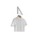 Compact shoulder bar, folding, wall hanger, silver