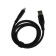 Lightning cable - USB, 5 A, TPE braid, thickened, 1 meter, black