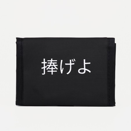Velcro wallet, black color-1