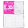 School diary for grades 1-11 Cats, hard cover with artificial leather foam, PVC applique, 48 sheets, OFSET 80G/m2, universal cheat sheet