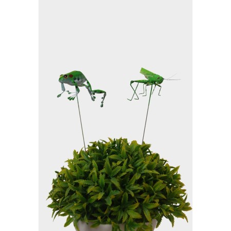Set of plugs "Frog and grasshopper", 3.5/4 cm
