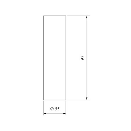 Ceiling accent light (SPOT) ELEKTROSTANDARD, 1081 GU10 15 W, 55x555x97 mm, iP20, chromium color-1