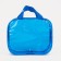 Cosmetic bag with lightning, with handles, blue color