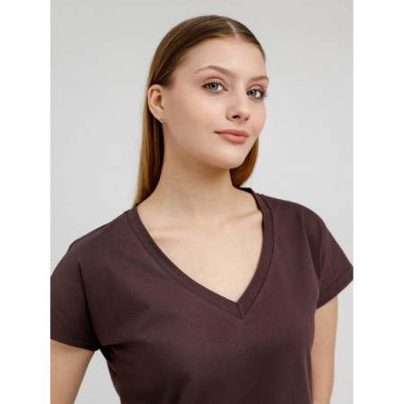 Women's dress, size 54, brown color-2