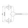 Kitchen mixer Istok Life 0402.976, wall, surgical pen, chrome