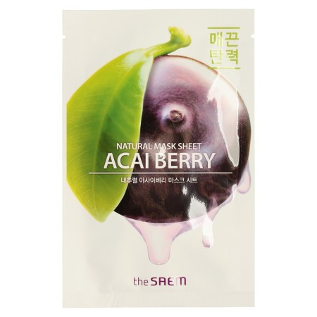 Facial face mask The Saem Natural Mask Sheet Acai Berry, 21 ml