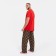 Male pajamas (foot/pants), red/cage, rr 46
