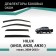 Defly window deflectors for Toyota Hilux (AN10, An20, An30), 2004-2015