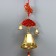 Bell Metal "Happy Way" with a brush 4.3x4.3x20 cm