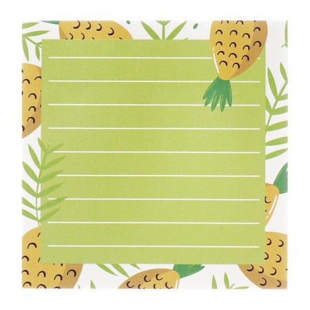 Block with a sticky edge 74*74mm 80l with a pattern fruit mix-2