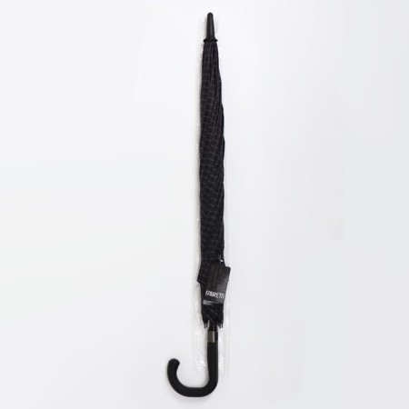 Umbrella - a semiautomatic “cage” cane, 8 knitting needles, r = 59 cm, black color-8