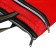 Portfolio with 1 department of Calligrata A4, textiles on lightning with handles, with pockets, red