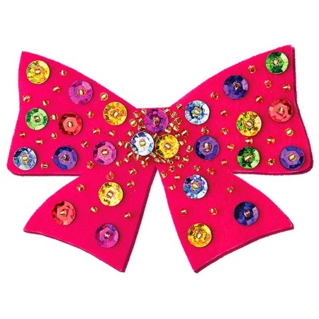 Set for the manufacture of jewelry-patch "Bright bow"-1