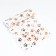 Animal blanket "With Love", 104 x 72 cm, white