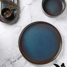 Porcelain Porcelain substitute Magistro Garland, D = 27.5 cm, blue color