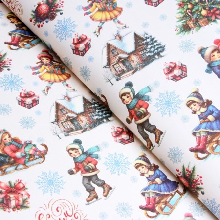 Packaging paper "mood", white craft, 1 sheet, 80 g/m2, 70 x 100 cm-1