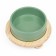 Ceramic bowl on a stand 450 ml 13 x 5 cm, sulfur