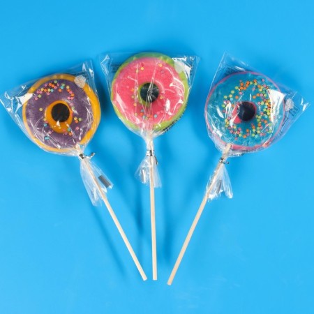 Caramel Lollice "Donut" on a stick, 30 g-2