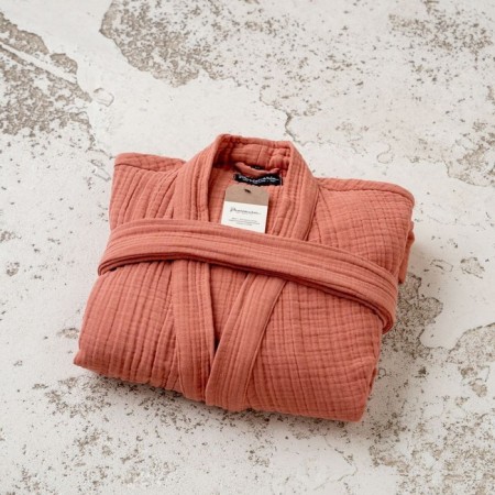 Shifu robe, size m, terracotta color-5