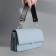 Handle for a bag, with carbines, 35 ± 1 cm × 3.5 cm, black/silver color