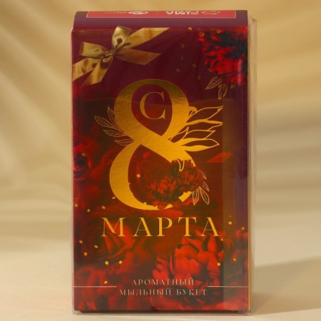 Hand soap "from March 8", 1 pc, fragrance floral, pure happiness-4