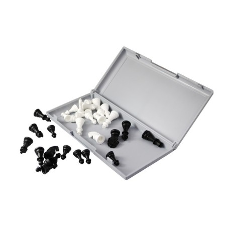 Shakhmat checkers, large, gray color-6