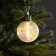Christmas ball "Ice ball" d = 8 cm, 1 led, lr44x3 (in the set), glow warm white