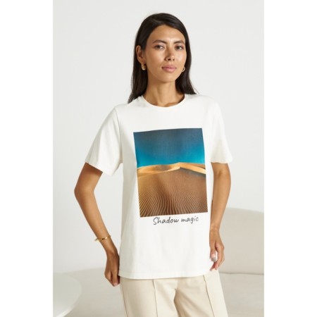 Women's T -shirt Eliseeva Olesya, size m, white color