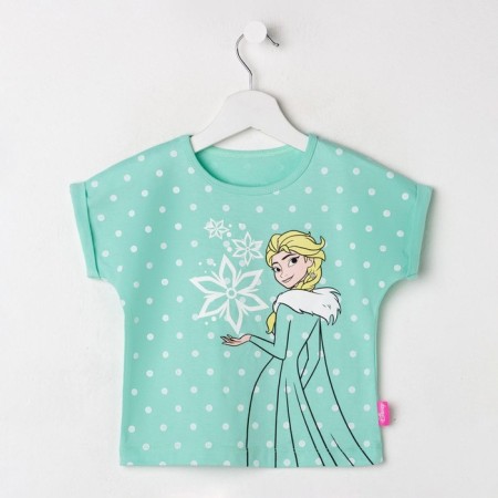 Children's Disney T-shirt "Cold Heart", height 98-104 (30), Blue-4