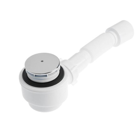 Siphon for the shower pallet "Ani Plast" E415C, 1 1/2 "x50/60, with a flexible pipe 375x40/50, chrome
