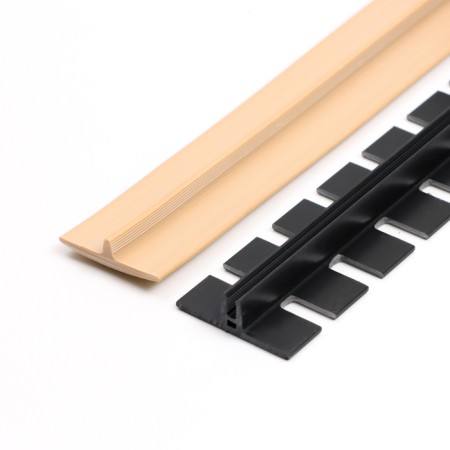 Flexible threshold with fastener Smartprofile BR 206 Oak Ferrara Light, 3 m-3