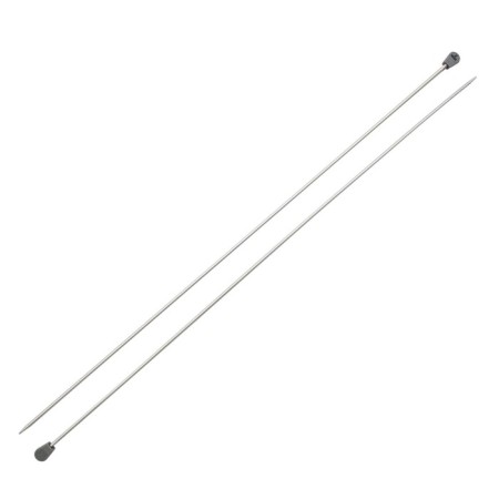 Right aluminum knitting needles with 35 cm/2.0 mm coating-1